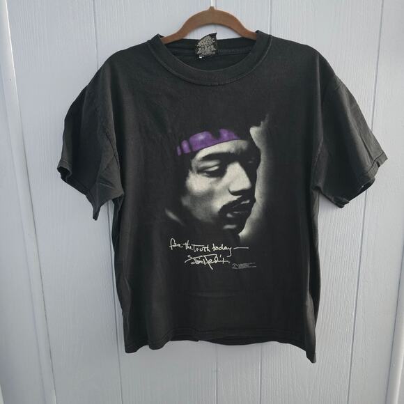 Vintage 2004 Jimi Hendrix Zion Rootswear Tee size Medium - Iconic Rock Legend - Picture 1 of 8